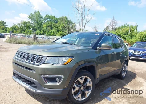2018 Jeep Compass Limited 4X4 z USA, uszkodzony, nr VIN 3C4NJDCB0JT397690